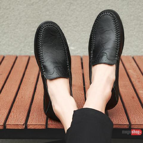 product-21 Cowhide loafers black - Image 1