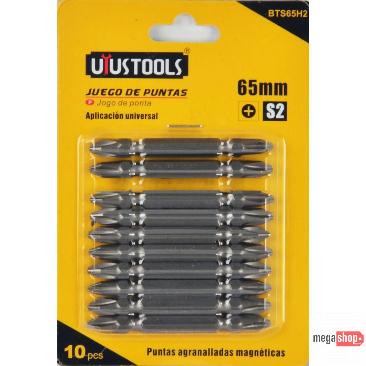032012039 UYUSTOOLS 10 Pcs Double End Bits Set BTS65H2 - Image 1