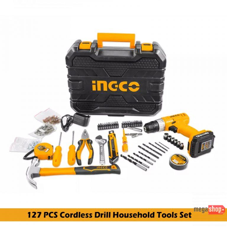 Ingco 127 Pcs Household Tools Set HKTHP11271