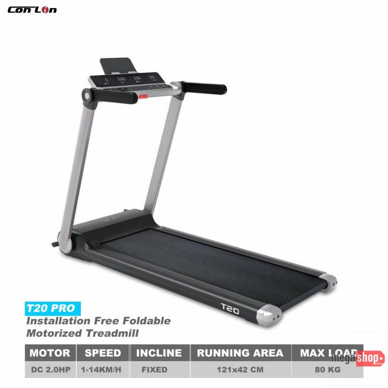 T20 Pro Installation-Free Foldable Motorized Treadmill