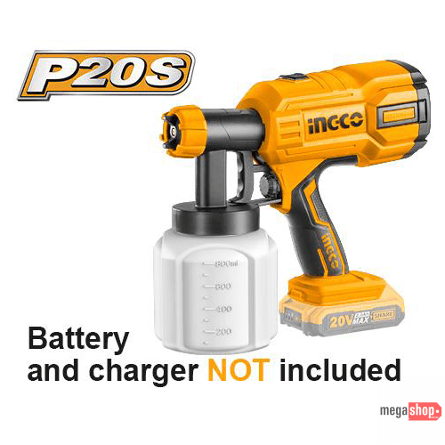 INGCO Cordless Paint Sprayer INGCO Cordless Paint Sprayer