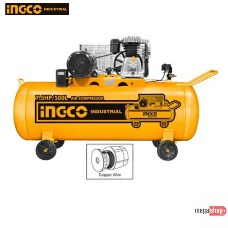 Ingco 500L Air Compressor AC755001 - Industrial Ingco 500L Air Compressor AC755001 - Industrial