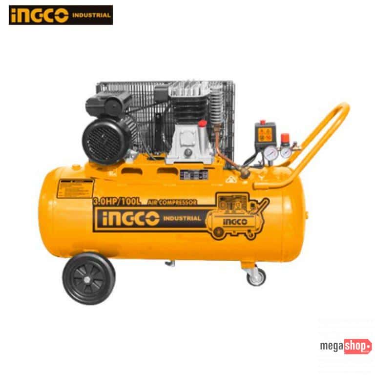 Ingco 100L Air Compressor AC301008 - INDRUSTRIAL