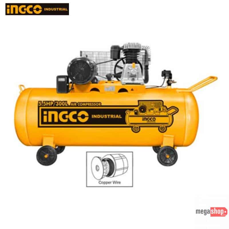Ingco 300L Industrial Air Compressor AC553001 Ingco 300L Industrial Air Compressor AC553001