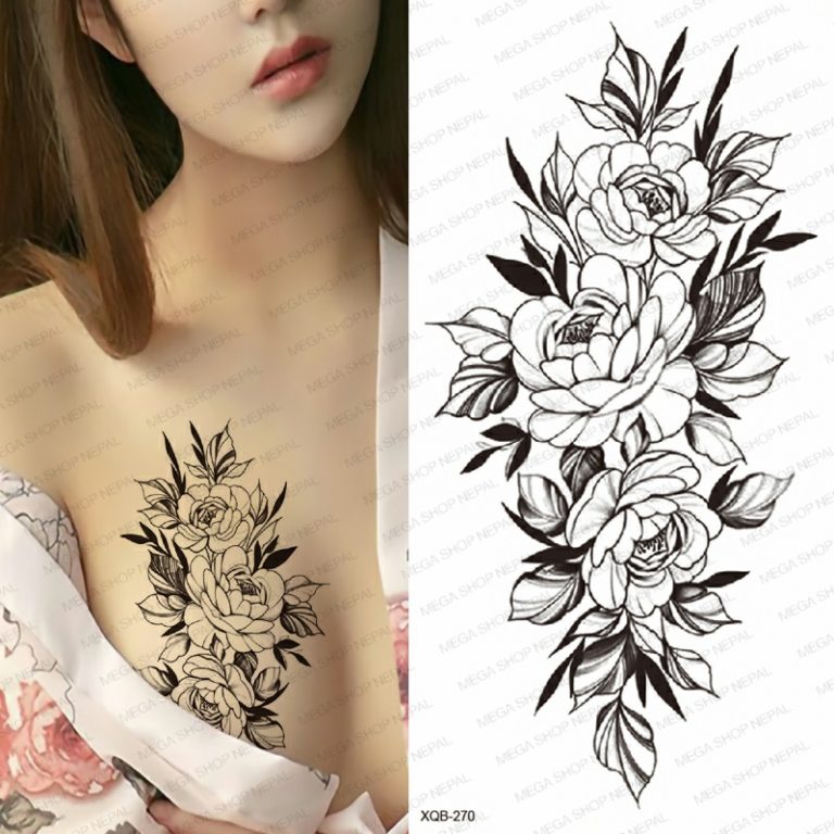 Fake Tattoo - Waterproof Temporary Tattoos Stikcer - Mega Shop Nepal