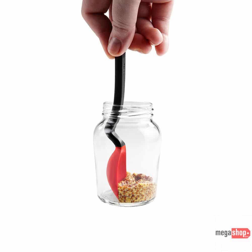 344d6ba561574547483f1ac72a36e687.jpg Dreamfarm Mini Supoon Silicone Scraping Spoon, 1 Teaspoon, Color Varies - Image 1
