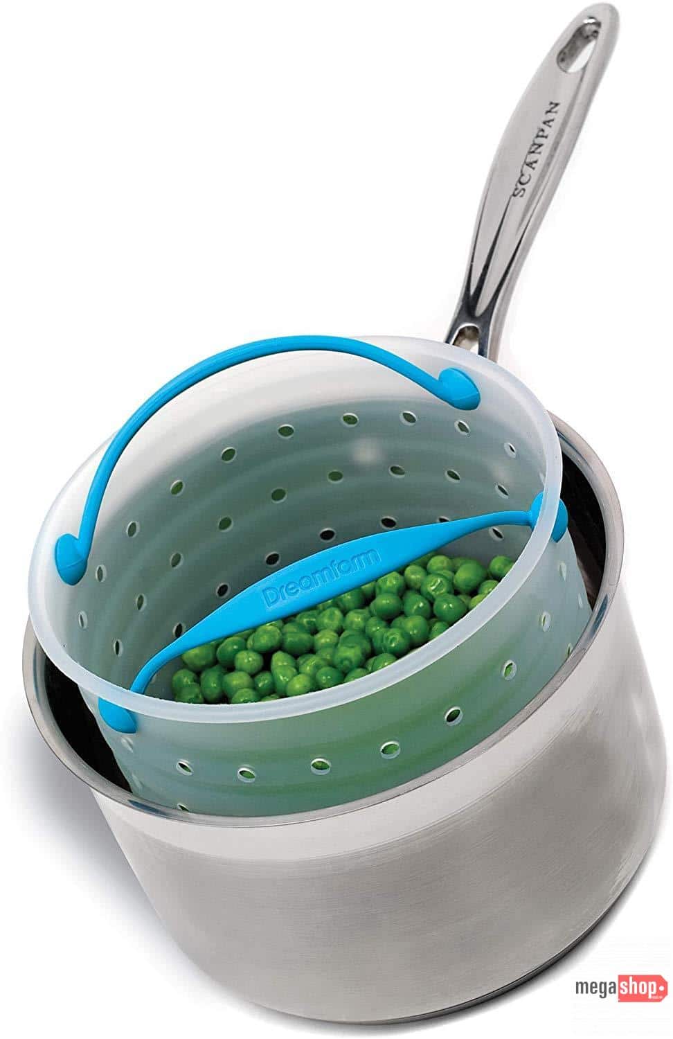 3d299c07b57e05deb21c5031f6dc5c94.jpg Dreamfarm Vebo Vegetable Wash Boil Steam Strainer - Image 1