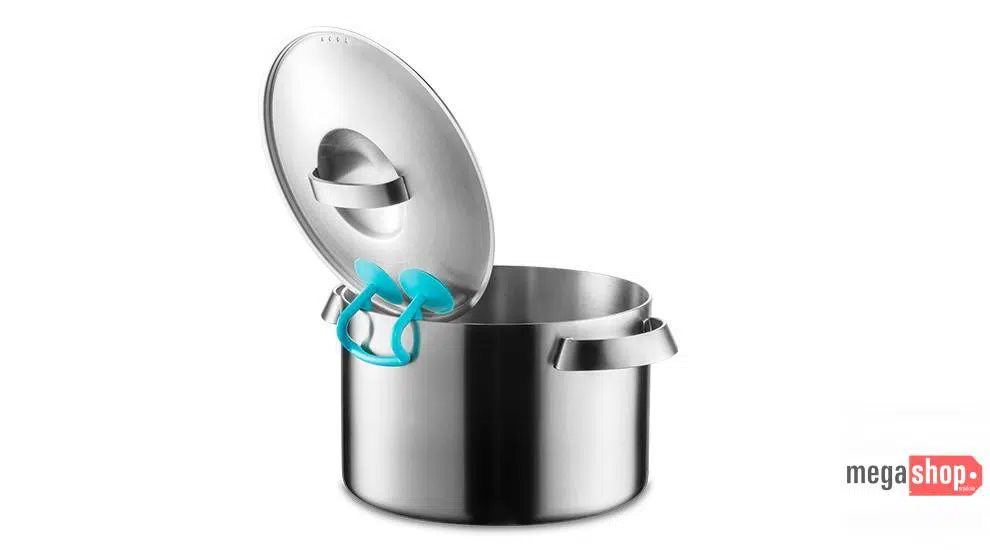 86fa6e58460fad6fe1a1a5e9ff539b22.jpg Dreamfarm Onpot - Suction Pot Lid Rest And Holder, Heat-Resistant - Image 1