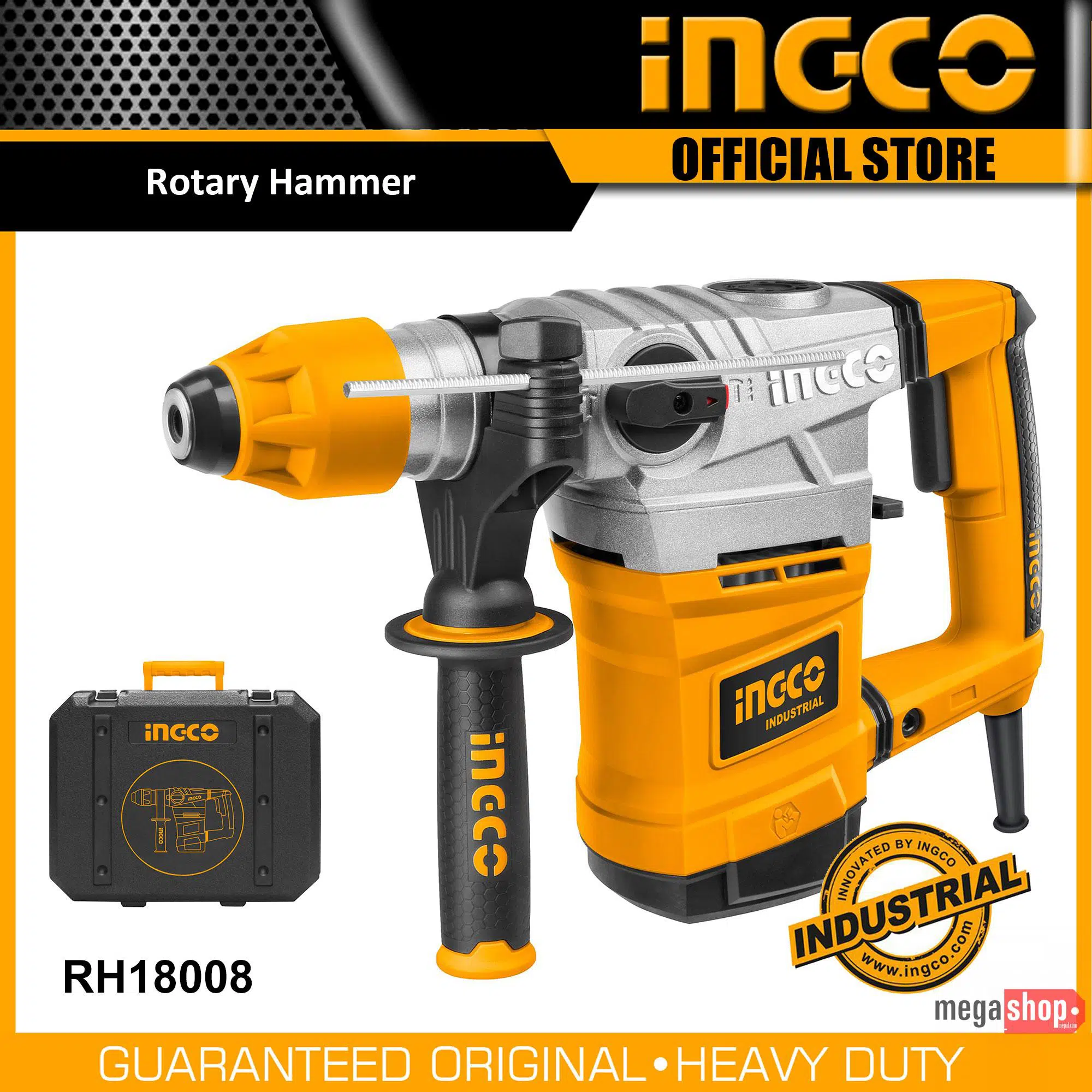 Ingco Rotary Hammer 1800W - RH18008 Ingco Rotary Hammer 1800W - RH18008