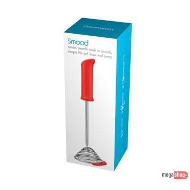 b64c177771764d788510278191dd23ff.jpg Dreamfarm Smood - One-Press Spring Coil Potato Masher with Silicone Pot Scraper - Image 1
