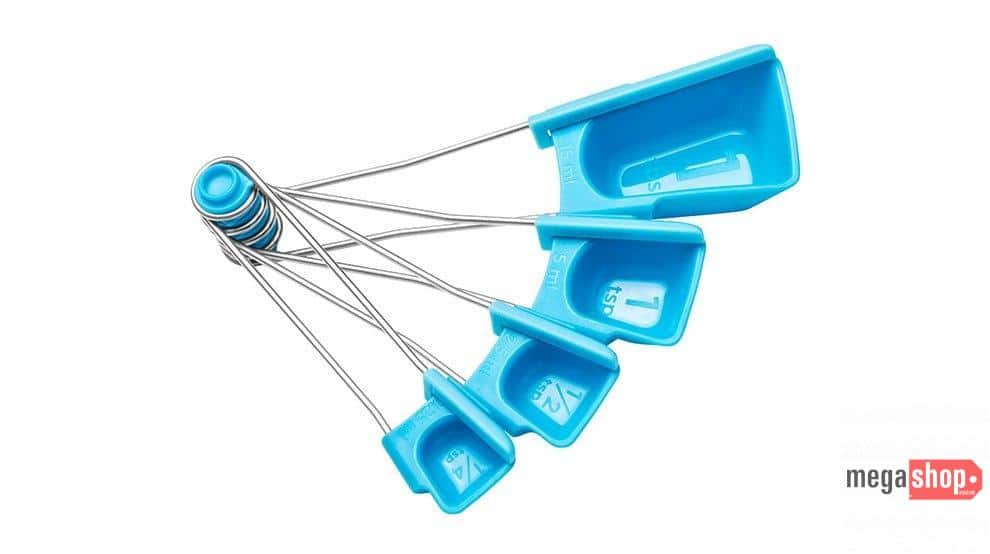ebfe5abf18b3ab95fef672427b9c686b.jpg Dreamfarm Levoons - Self-Leveling Measuring Spoons, Set Of 4, Assorted Colors - Image 1