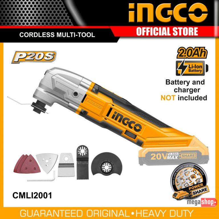 Ingco 8PCS Lithium-Ion Multi-tool - CMLI2001