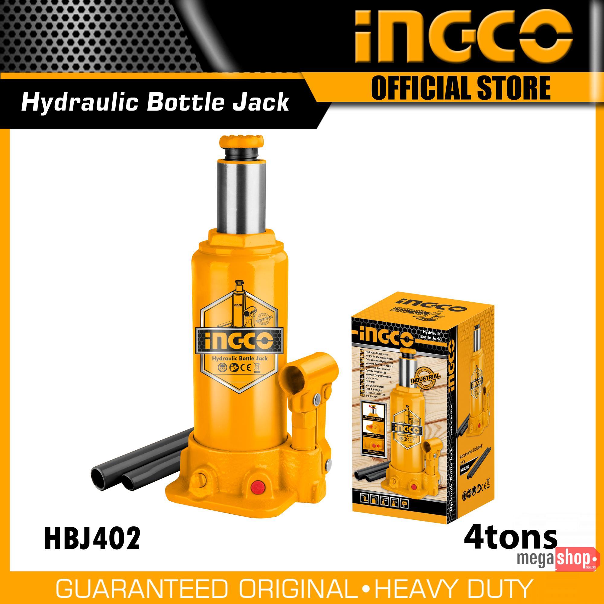 Ingco HBJ402 4tons Hydraulic Bottle Jack IHT Ingco HBJ402 4tons Hydraulic Bottle Jack IHT
