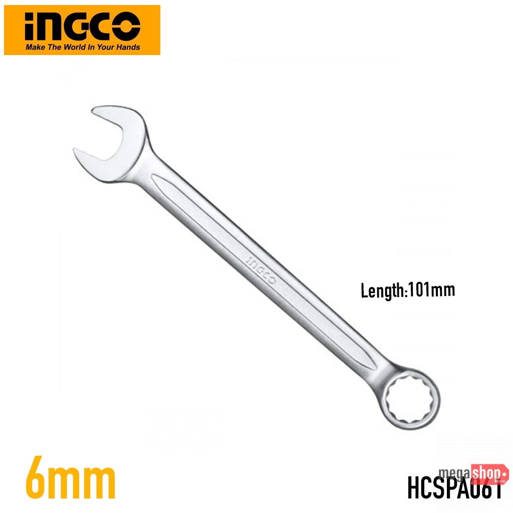 Ingco Combination Spanner HCSPA061 - 6MM Ingco Combination Spanner HCSPA061 - 6MM