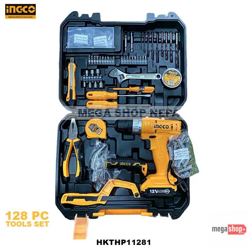 Ingco 128 Pcs Tools Set HKTHP11281 Ingco 128 Pcs Tools Set HKTHP11281