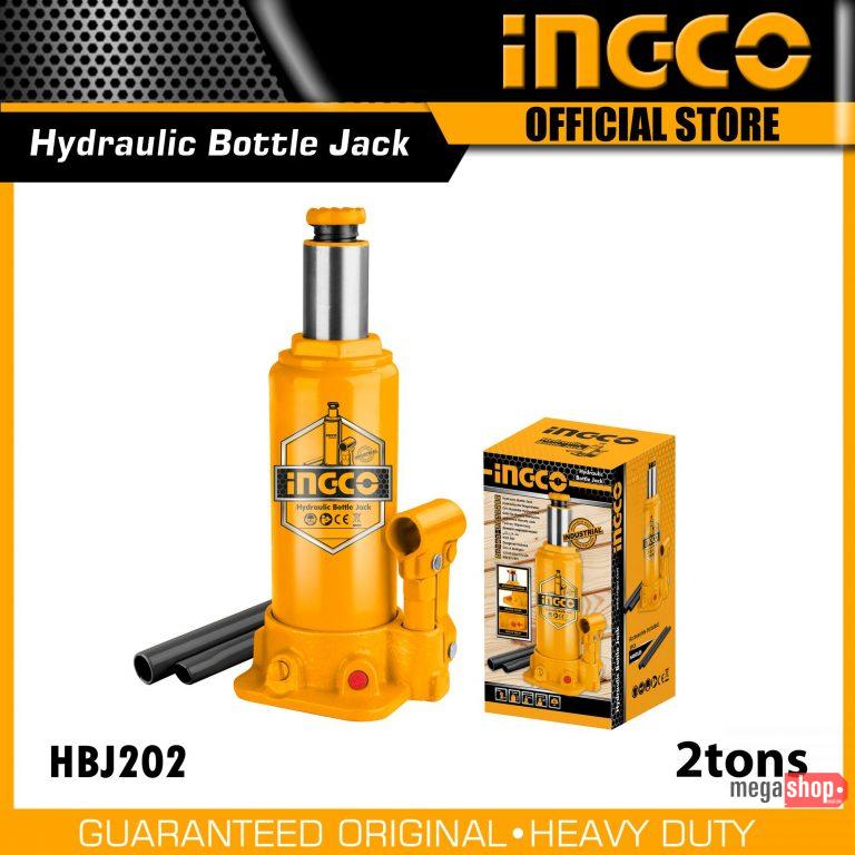 Ingco 2 Ton Hydraulic Bottle Jack, HBJ202