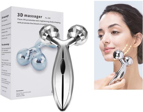 3D Face Roller Ball Massager
