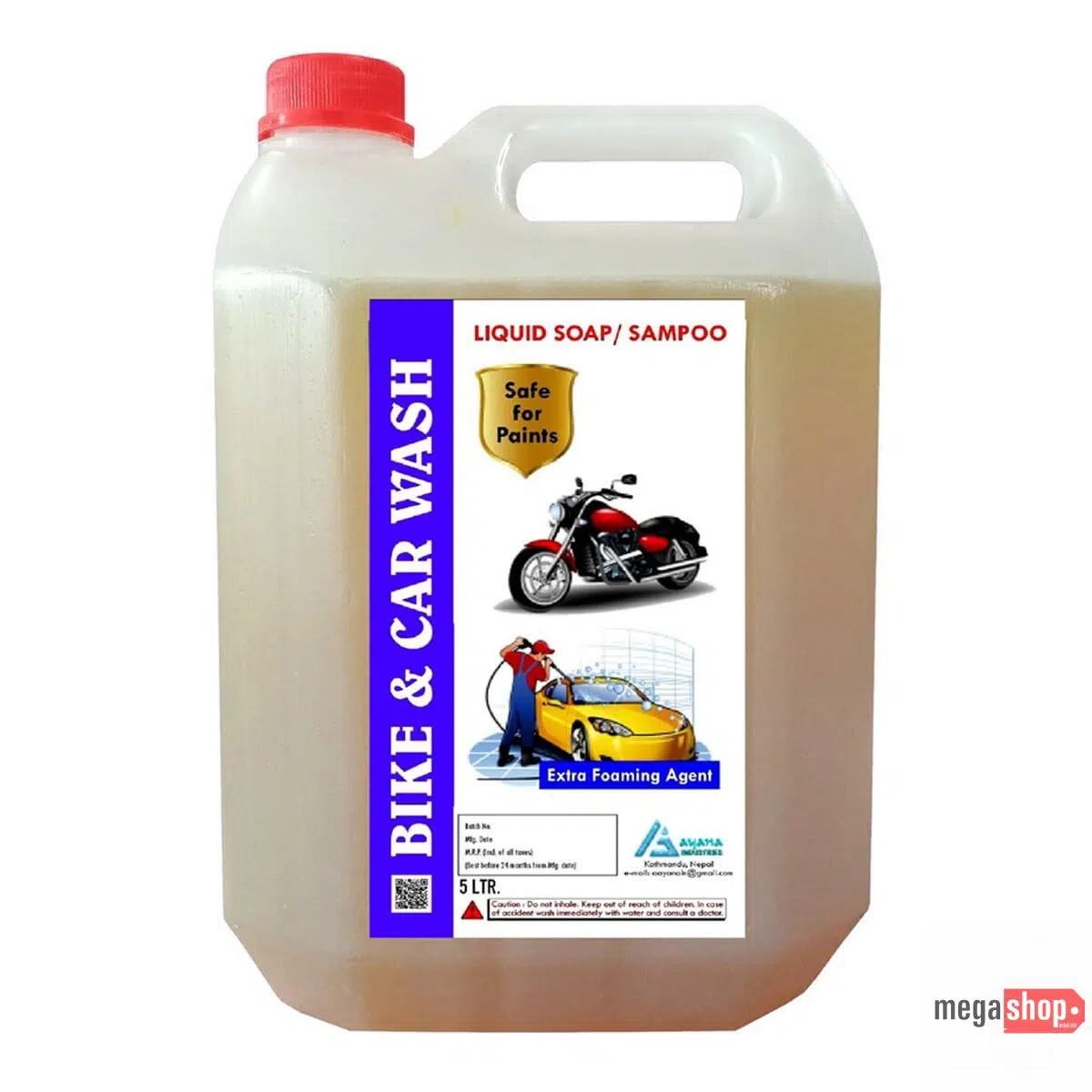 Bike and Car Wash Liquid Shampoo 5 Ltr. Bike and Car Wash Liquid Shampoo 5 Ltr.