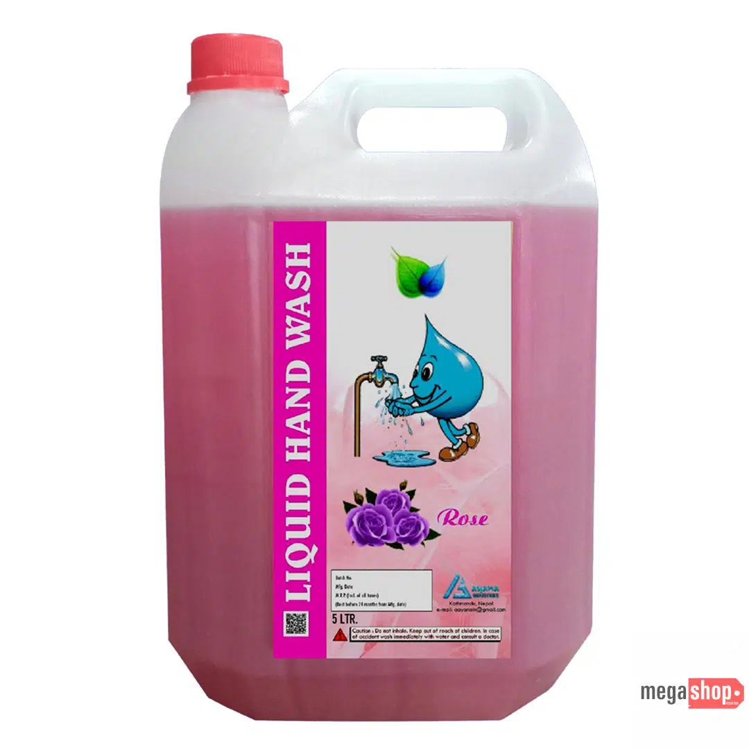 Liquid Hand Wash 5 Ltr. Rose Fragrance Liquid Hand Wash 5 Ltr. Rose Fragrance