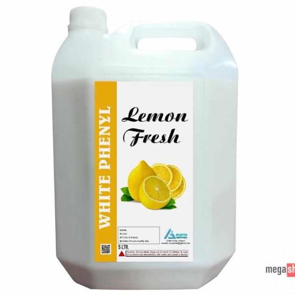 White Phenyl 5 ltr Lemon Fragrance