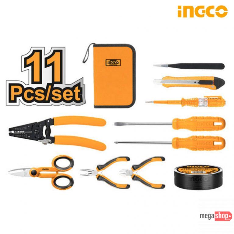 INGCO 11Pcs Electricians Tools Set