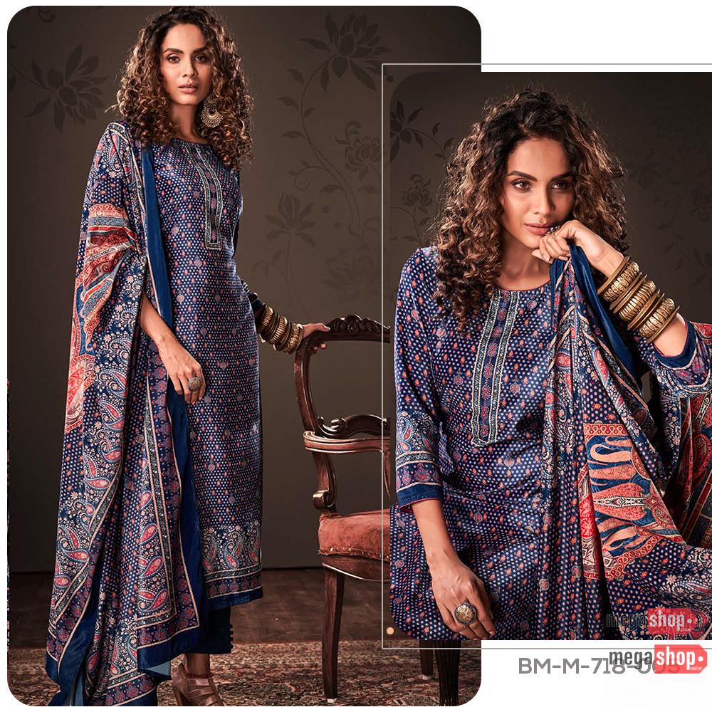 2921ae0deb88fe68490e430d538e7181.jpg Belliza Designer Muze Pure Velvet Dress Material Unstitched Kurti Set For Women - Image 1