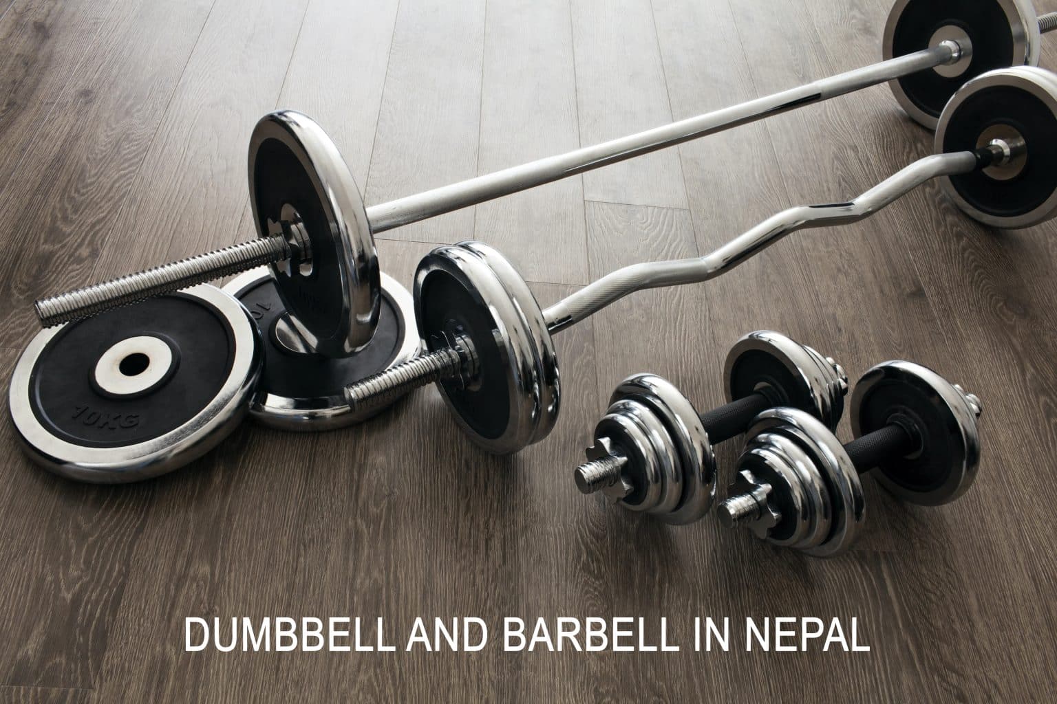 Dumbbells and barbells in Nepal Mega Shop Nepal