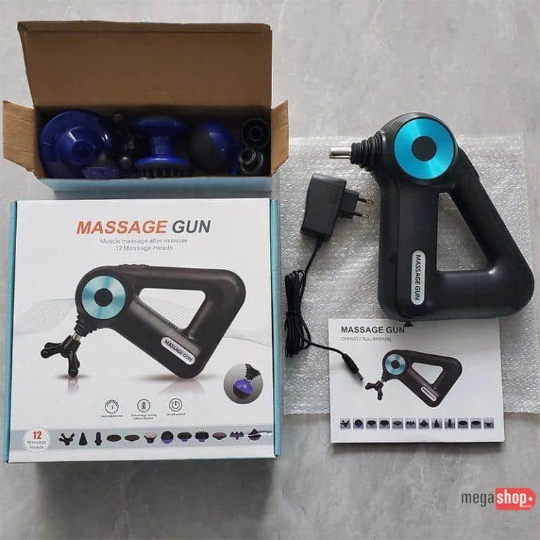 Triangle Massage Gun 12 Heads Deep Tissue Muscle Massage