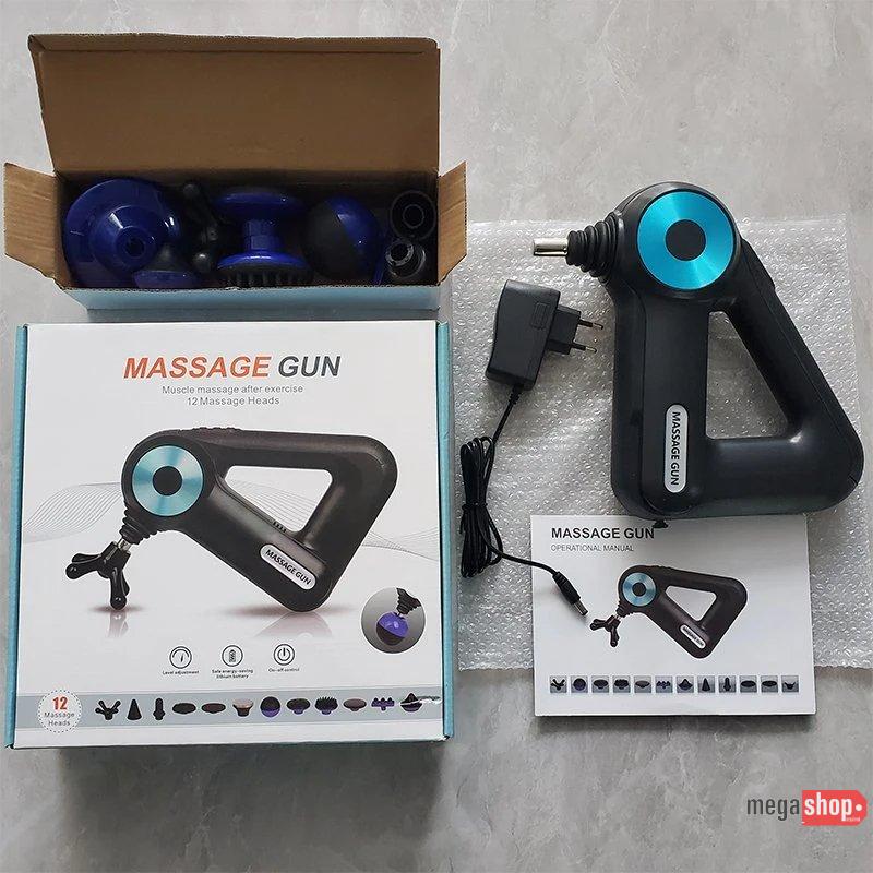 Triangle Massage Gun 12 Heads Deep Tissue Muscle Massage Triangle Massage Gun 12 Heads Deep Tissue Muscle Massage