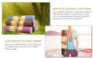 TPE Yoga Mat 6mm in Nepal – Non-slip, eco-friendly, and lightweight yoga mat with excellent cushioning for all yoga styles.